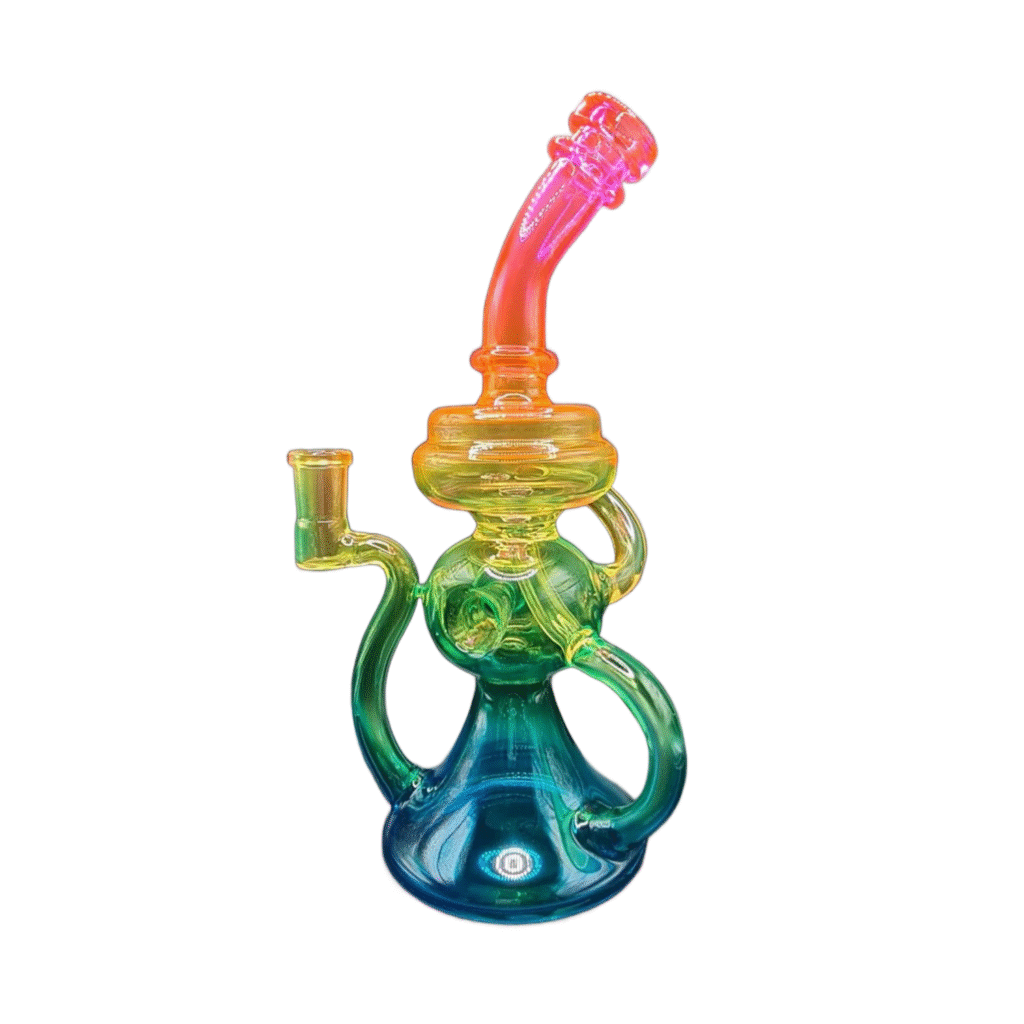 Rainbow Recycler Dab Rig left side