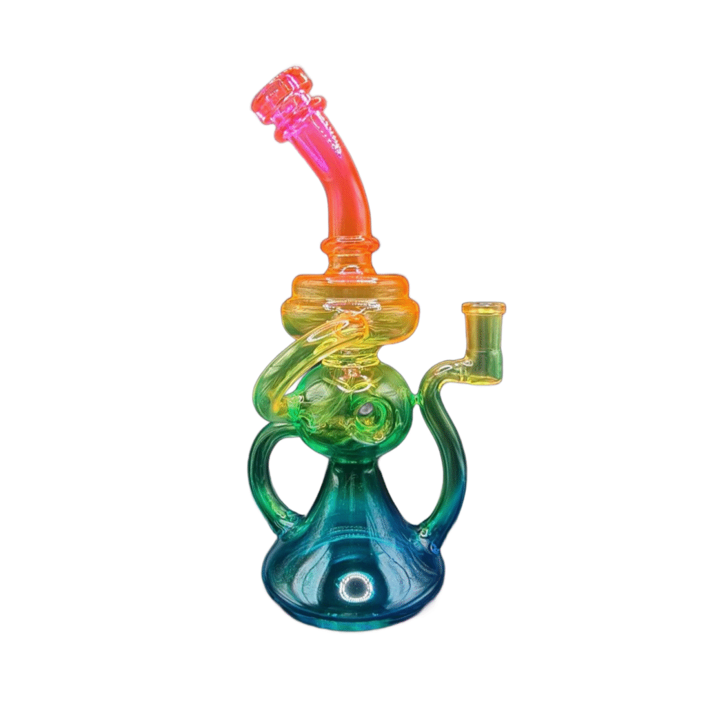 Rainbow Recycler Dab Rig right side